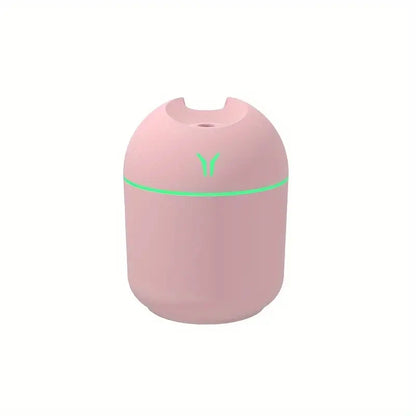 Mini Humidificador Portátil 250ml – Difusor de Aroma, Doble Neblina, USB para Auto y Hogar